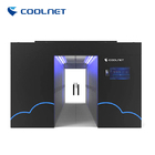 Cold Aisle Containment Prefabricated Modular Data Center Air Cooling System 48u Cabinet